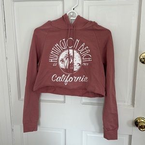 Huntington Beach Cropped Hoodie